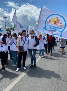 Первый парад медицинских работников Первый парад медицинских работников